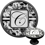 Toile Cabinet Knob (Black) (Personalized)