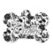 Toile Bone Shaped Dog ID Tag (Personalized)