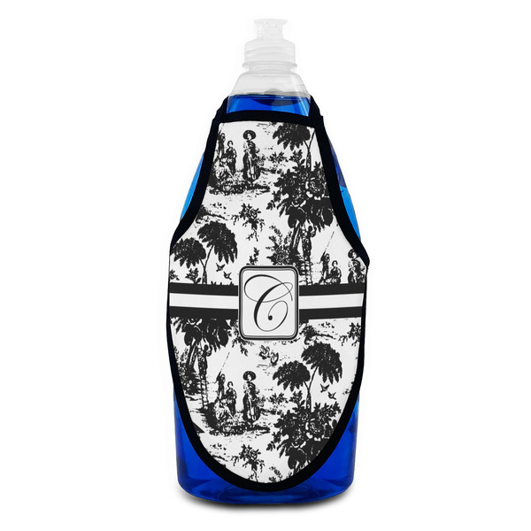 Toile Bottle Apron - Soap - FRONT