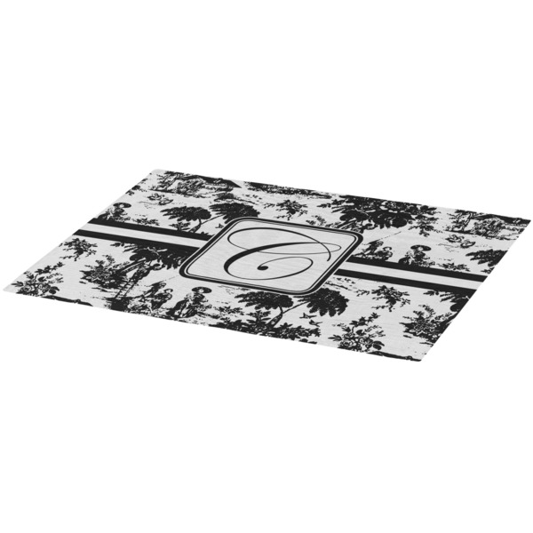 Toile Burlap Placemat (Angle View)