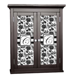 Toile Cabinet Decal - Medium (Personalized)