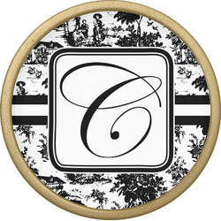 Toile Cabinet Knob - Gold (Personalized)