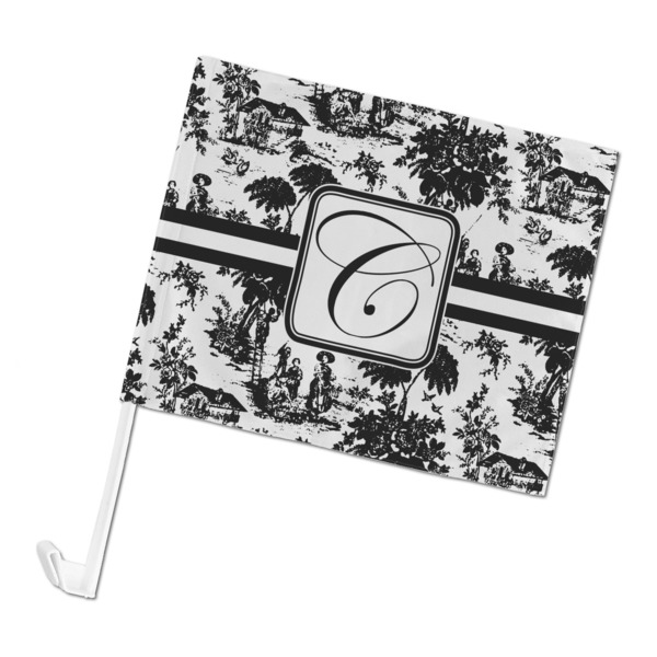 Custom Toile Car Flag (Personalized)