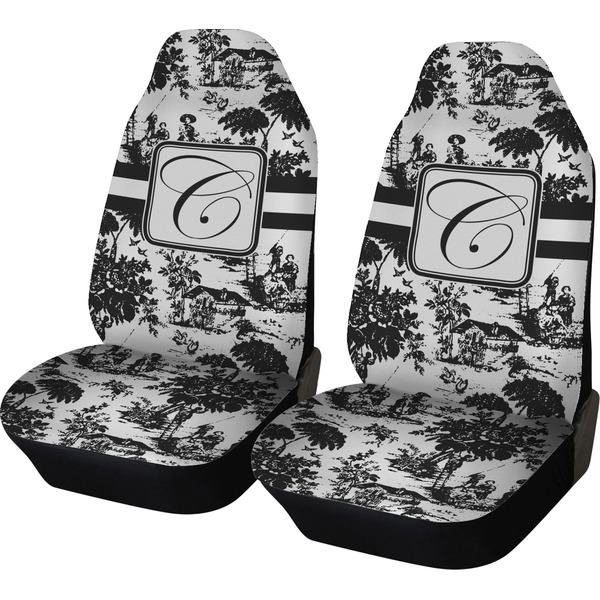 Custom Toile Car Seat Covers (Set of Two) (Personalized)