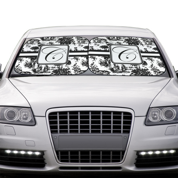 Toile Car Sun Shades - IN CONTEXT