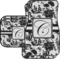 Toile Car Floor Mats Set - 2 Front & 2 Back (Personalized)
