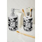 Toile Ceramic Bathroom Accessories - LIFESTYLE (toothbrush holder & soap dispenser)