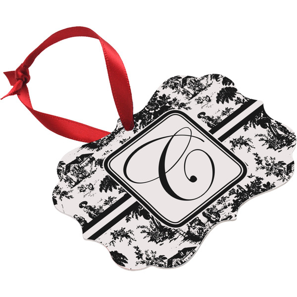 Toile Christmas Ornament