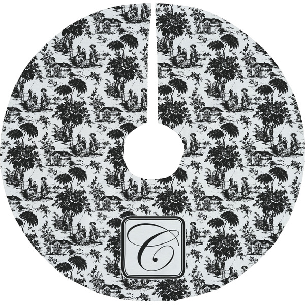 Custom Toile Tree Skirt (Personalized)
