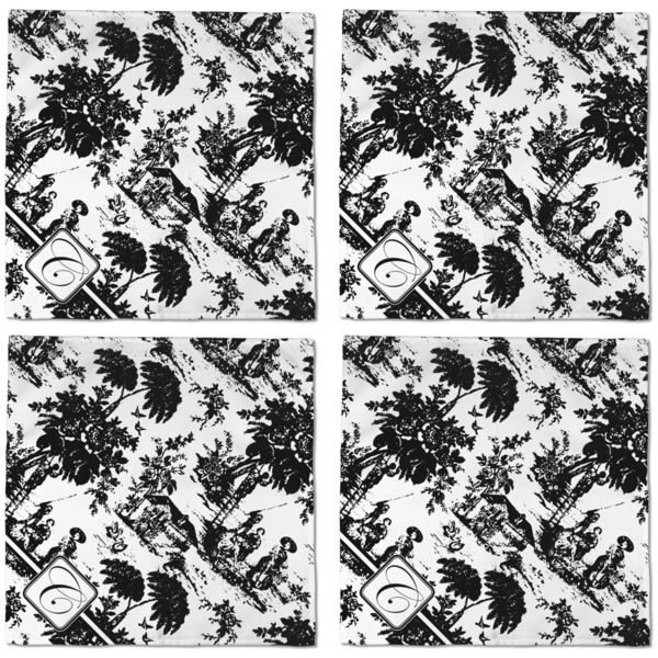 Toile Cloth Napkins - Personalized Dinner (APPROVAL) Set of 4