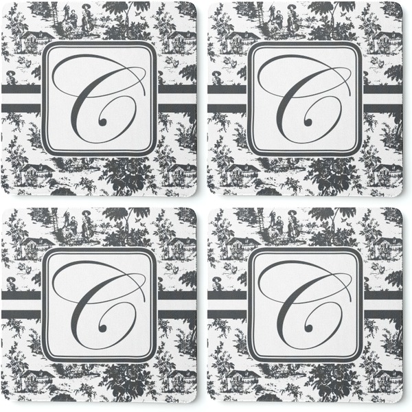 Toile Coaster Rubber Back - Apvl