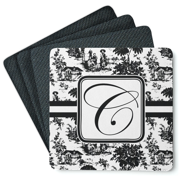 Toile Coaster Rubber Back - Main