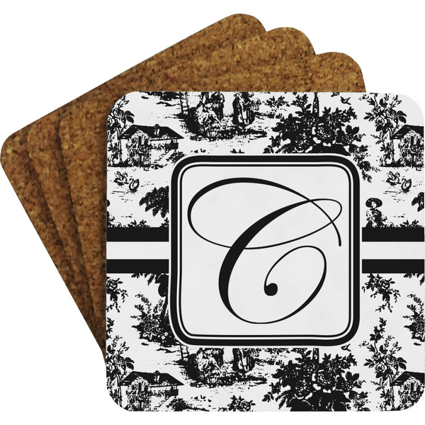 Toile Coaster Set (Personalized)