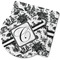 Toile Rubber Backed Coaster (Personalized)