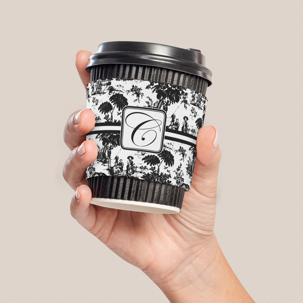 Toile Coffee Cup Sleeve - LIFESTYLE
