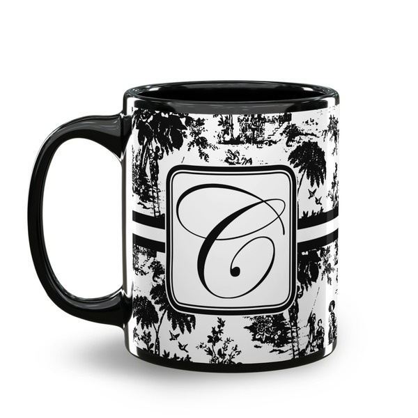 Toile Coffee Mug - 11 oz - Black