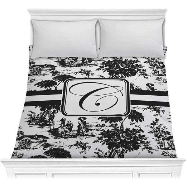 Custom Toile Comforter - Full / Queen (Personalized)