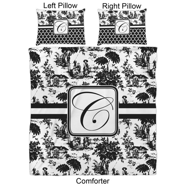 Toile Comforter Set - Queen - Approval