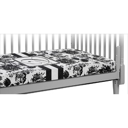 Toile Crib Fitted Sheet (Personalized)
