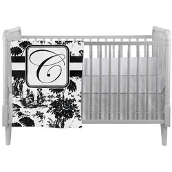 Toile Crib Comforter / Quilt (Personalized)