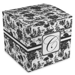 Toile Cube Favor Gift Boxes (Personalized)