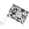 Toile Car Flag - Small w/ Initial