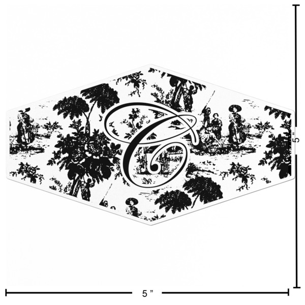 Toile Custom Shape Iron On Patches - L - APPROVAL