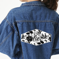 Toile Twill Iron On Patch - Custom Shape - 3XL - Set of 4 (Personalized)