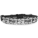 Toile Deluxe Dog Collar - Medium (11.5" to 17.5") (Personalized)