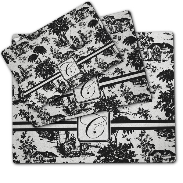 Toile Dog Food Mat - MAIN (sm, med, lrg)