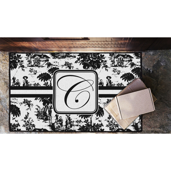 Toile Door Mat - LIFESTYLE (Lrg)