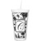 Toile Double Wall Tumbler with Straw (Personalized)