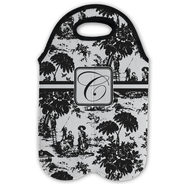 Toile Double Wine Tote - Flat (new)