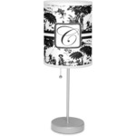 Toile 7" Drum Lamp with Shade Linen (Personalized)