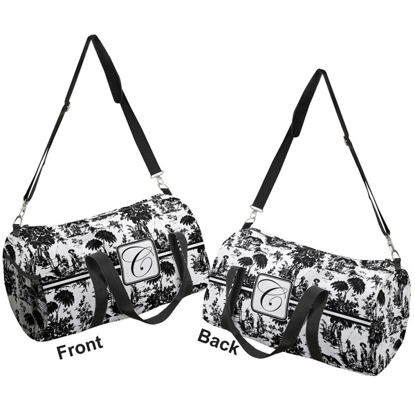 Toile Duffle bag large front and back sides