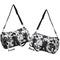 Toile Duffle bag small front and back sides