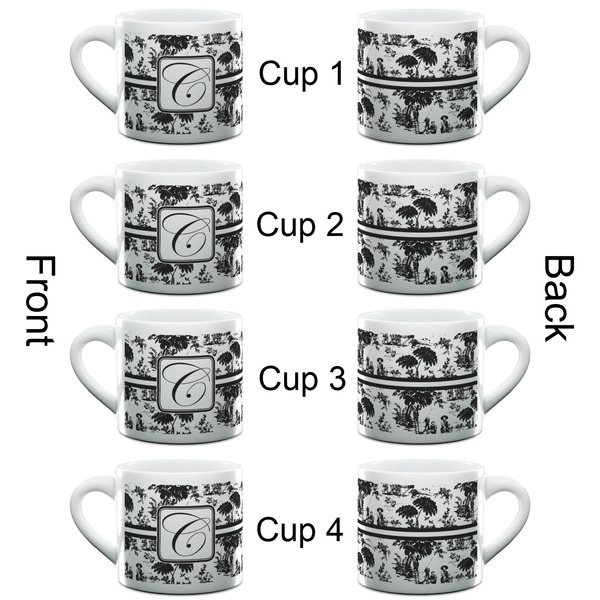 Toile Espresso Cup - 6oz (Double Shot Set of 4) APPROVAL
