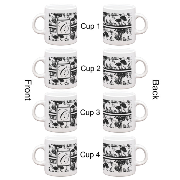 Toile Espresso Cup Set of 4 - Apvl