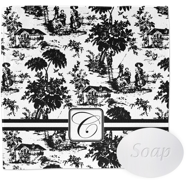 Custom Toile Washcloth (Personalized)
