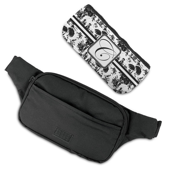 Toile Fanny Packs - FLAT (flap off)