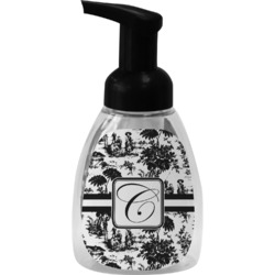 Toile Foam Soap Bottle - Black (Personalized)