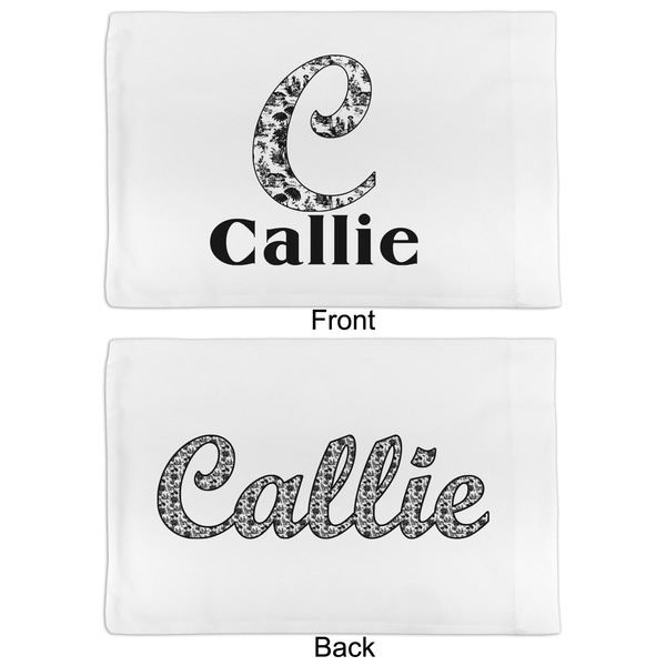 Toile Full Pillow Case - APPROVAL (partial print)