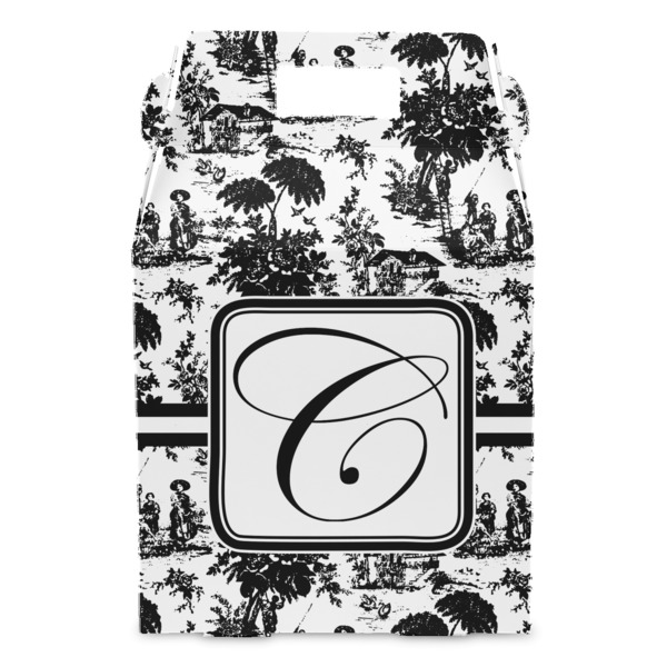 Toile Gable Favor Box - Front