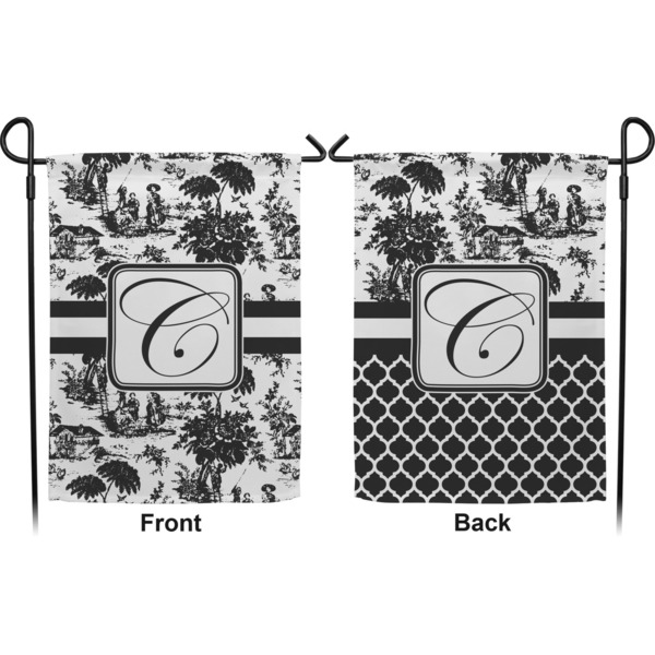 Toile Garden Flag - Double Sided Front and Back