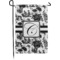 Toile Small Garden Flag - Double Sided w/ Initial