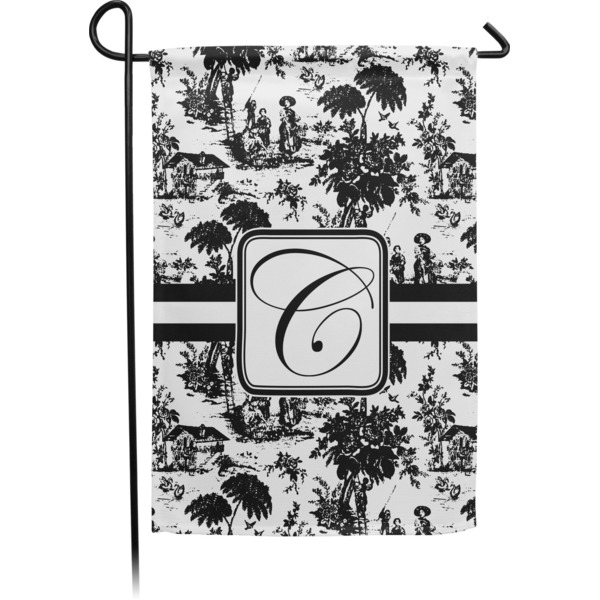 Custom Toile Garden Flag (Personalized)