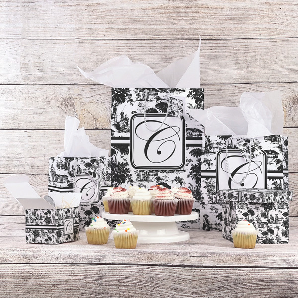 Toile Gift Bags - In Context