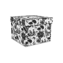 Toile Gift Box with Lid - Canvas Wrapped - Small (Personalized)