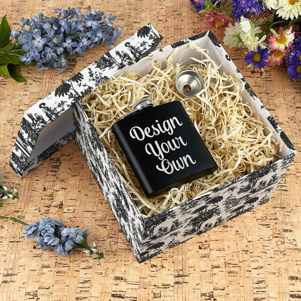 Toile Gift Boxes with Lid - Canvas Wrapped - X-Large - In Context