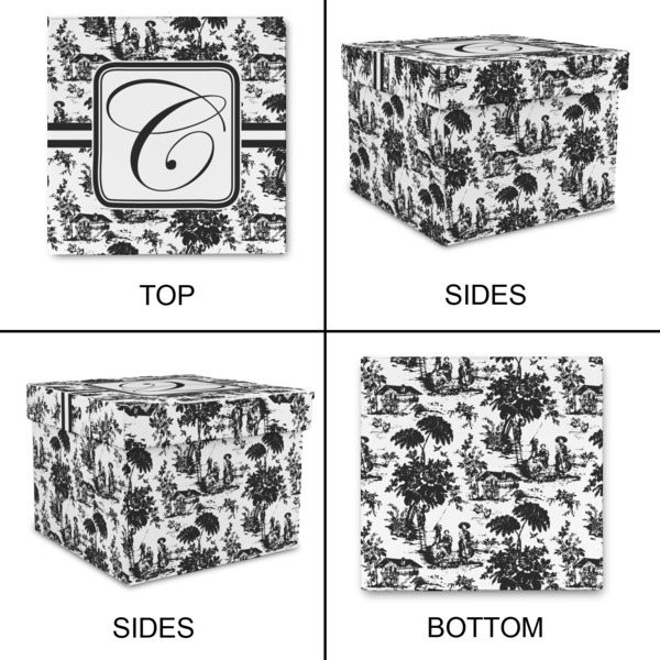 Toile Gift Boxes with Lid - Canvas Wrapped - XX-Large - Approval